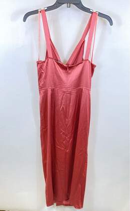 NWT Jill Jill Stuart Womens Rose Gold Sleeveless V-Neck Short Slip Dress Size 4 alternative image