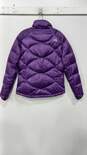 Women's Purple Winter Puff Jacket Size S image number 2