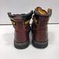 CAT Caterpillar Inc Men's 60518 Brown Leather Steel Toe Work Boots Size 9M image number 4