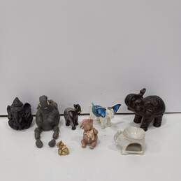 Bundle of Assorted Elephant Figurines