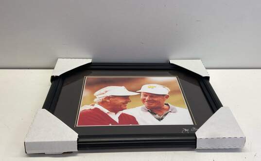 Framed & Matted Arnold Palmer & Jack Nicklaus Photo Signed by Jim Stein image number 5