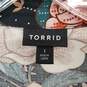 Torrid Black Floral Patterned Button Up Maxi Dress WM Size 1 ( 14/16 ) image number 3