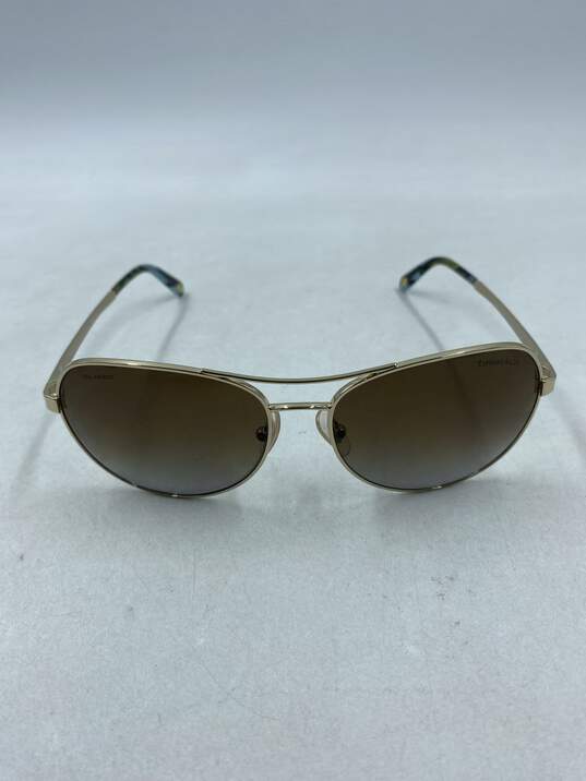 Tiffany & Co Gold Sunglasses - Size One Size image number 2