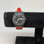 Designer Swatch Swiss Red Adjustable Strap Round Dial Analog Wristwatch image number 1
