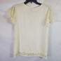 Adrianna Papell Women White Blouse SZ L NWT image number 2