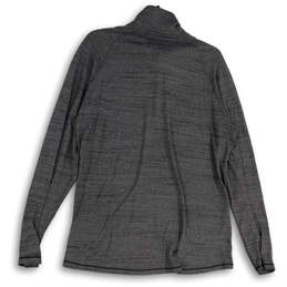 Mens Gray Heat Gear Raglan Sleeve 1/4 Zip Mock Neck Pullover T-Shirt Sz XXL alternative image