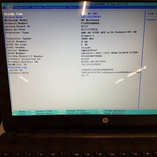HP Notebook 15in AMD A6-5200 CPU/APU 4GB RAM & HDD image number 8