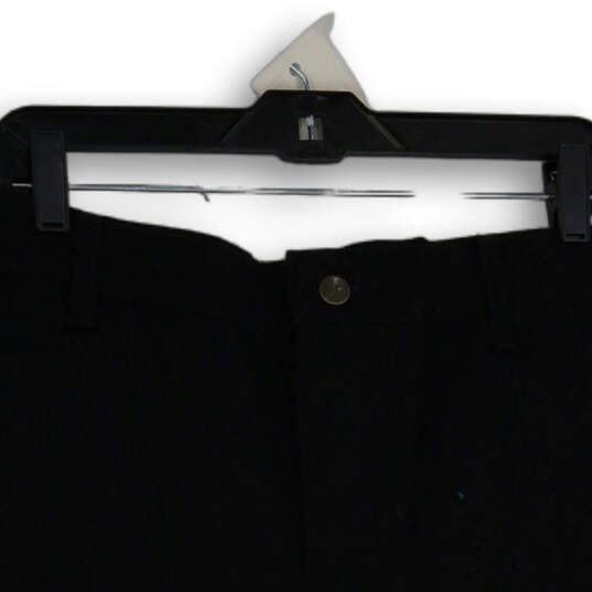NWT Mens Black Flat Front Cargo Pocket Work Shorts Size 38 image number 3