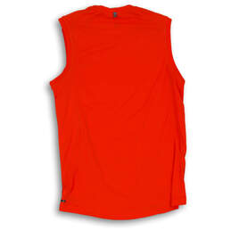 Mens Orange Crew Neck Sleeveless Activewear Pullover Tank Top Size Medium alternative image