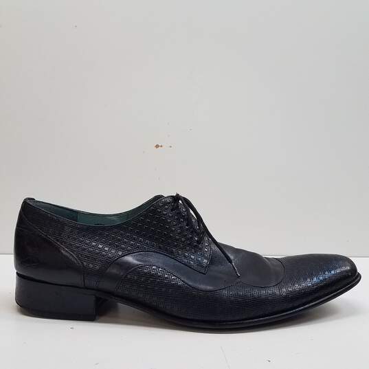 John Fluevog Black Leather Lace Up Oxford Dress Shoes Men's Size 11 M image number 1