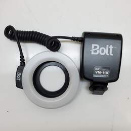 Bolt VM-160 LED Macro Ring Light With Adapter Rings Diffusers And Tripod Mount alternative image