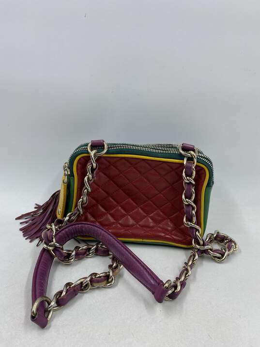 Authentic Dolce & Gabbana Multicolor Leather Handbag image number 2