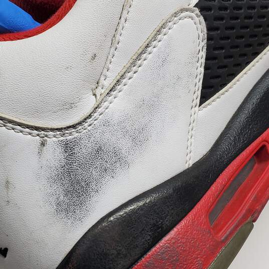 Nike Jordan 5 Retro Low Fire Red Men's Sneakers Size 11 image number 7