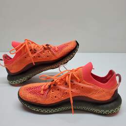 Men's Adidas 4D Fusio Screaming Orange Running Shoes Size 7