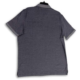 NWT Mens Gray Short Sleeve Spread Collar Button Front Polo Shirt Size XL alternative image