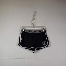 Womens Elastic Waist Las Vegas Raiders Football-NFL Shorts Size Medium