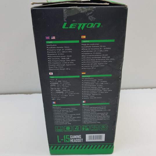 LETTON L-15 Gaming Headset 50MM Gaming Headset image number 3