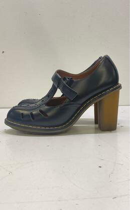 Dr Martens Smooth Leather Mary Jane Heels Black 6