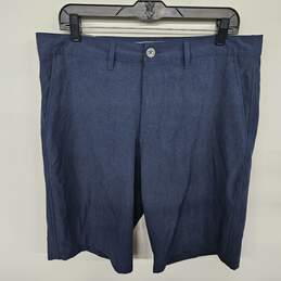 BKE Hybrid Standard Fit Blue Shorts