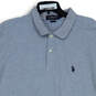 Mens Gray Short Sleeve Collared 2 Button Pullover Golf Polo Shirt Size 2XL image number 3