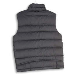 Mens Black Mock Neck Insulated Full-Zip Puffer Vest Size Medium alternative image