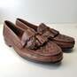 BASS Broward Weejuns Tassel Brown Leather Loafers Shoes Men's Size 11 M image number 5