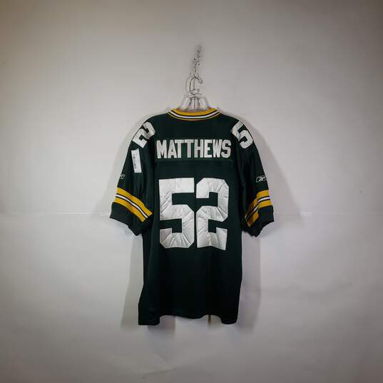 Mens Green Bay Packers Clay Matthews 52 Football-NFL Jersey Size 54 image number 2