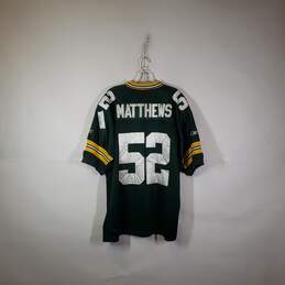 Mens Green Bay Packers Clay Matthews 52 Football-NFL Jersey Size 54 alternative image