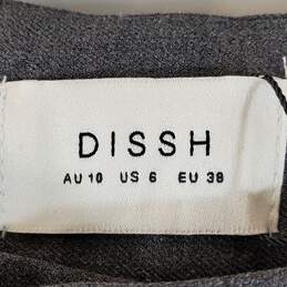 Dissh Women Charcoal Pants Sz 6 NWT alternative image