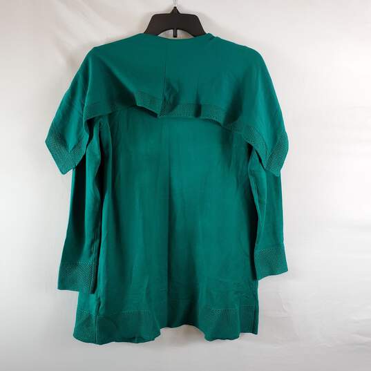 JM Collection Women Green Cardigan PXL NWT image number 4