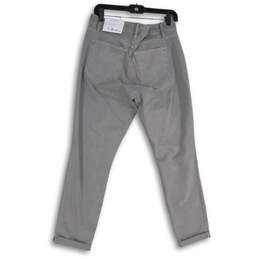 NWT Loft Womens Gray Five Pocket Design Curvy Cropped Skinny Leg Jeans 10/30 alternative image