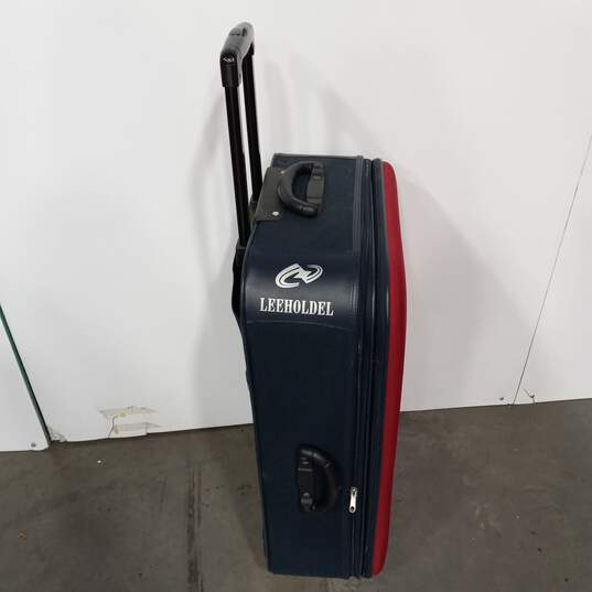 Leeholdel Firm Side Handled 2-Wheel Rolling Luggage Bag image number 2
