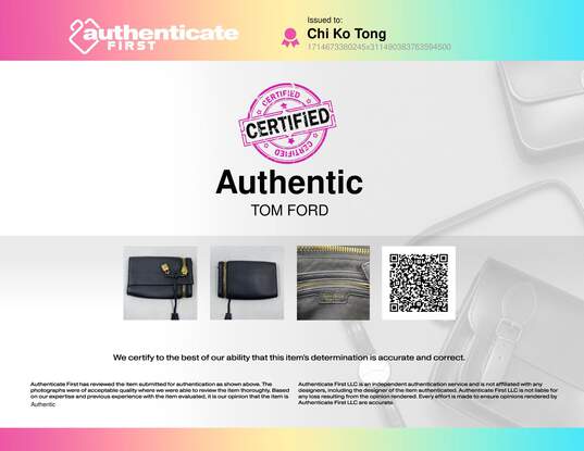 Authentic Tom Ford Black Crossbody Bag image number 7