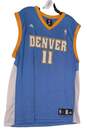 Mens Blue Sleeveless Chris Andersen 11 Denver Nuggets NBA Jersey Size Large image number 1