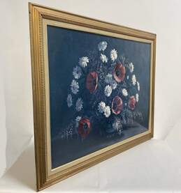 Gift of Flowers Print of Still Life by Hoffman Signed. Matted & Framed alternative image