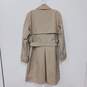 Timberland Women's Tan Trench Coat with Belt Size M NWT image number 2