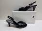 Black Patent Karen Scott Sling Back Peep Toe Heels Women's Size 9M image number 1