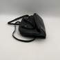Michael Kors Womens Black Leather Top Handle Bottom Stud Satchel Bag Purse image number 2