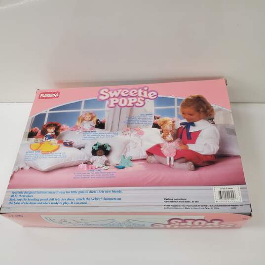 Vintage Playskool 1986 Sweetie Pops Doll 'Party Girl' #1305 IOB image number 3