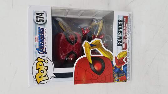 Funko Pop! Marvel Avengers Endgame Iron Spider 574 Bobble-Head Figure image number 1