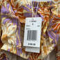 NWT Womens Orange Floral Long Sleeve Cut-Out Rosita Mini Dress Size Small image number 3