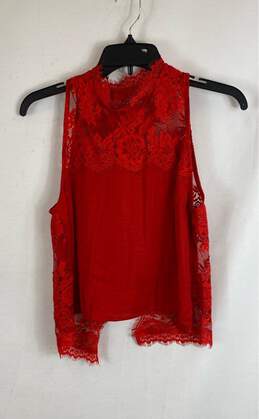 Free People Red Sleeveless - Size X Small