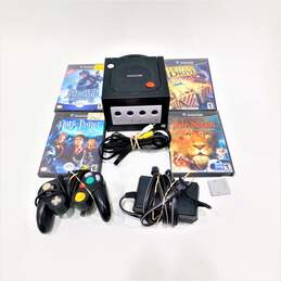 Nintendo Game Cube With Four Games