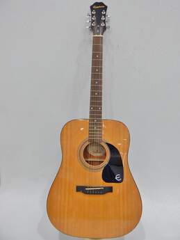 Epiphone Brand DR-100 LTD NA Model Wooden Acoustic Guitar w/ Gig Bag and Playing Strap