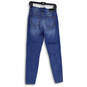 NWT Womens Blue Denim Medium Wash 5 Pocket Design Skinny Jeans Size 9/29 image number 2