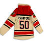 Mens Multicolor Chicago Blackhawks #50 Crawford Pullover Hoodie Size S image number 4