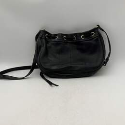 Aimee Kestenberg Womens Black Leather Adjustable Strap Crossbody Bag Purse alternative image