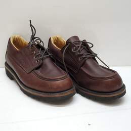 Filson Brown Oxford Shoes Cork Insole Size 9.5D