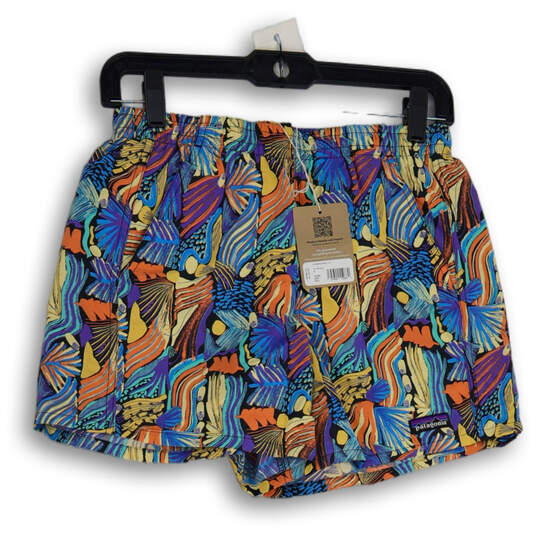 NWT Womens Multicolor Printed Elastic Waist Pull-On Baggies Shorts Size XS image number 1
