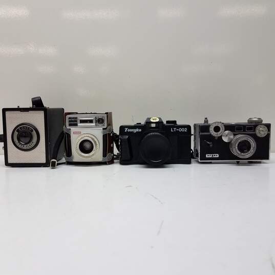 Vintage Camera Lot Kodak Ansco Tomyko Argus - Parts/Repair image number 1